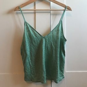 Zara linen tank top
